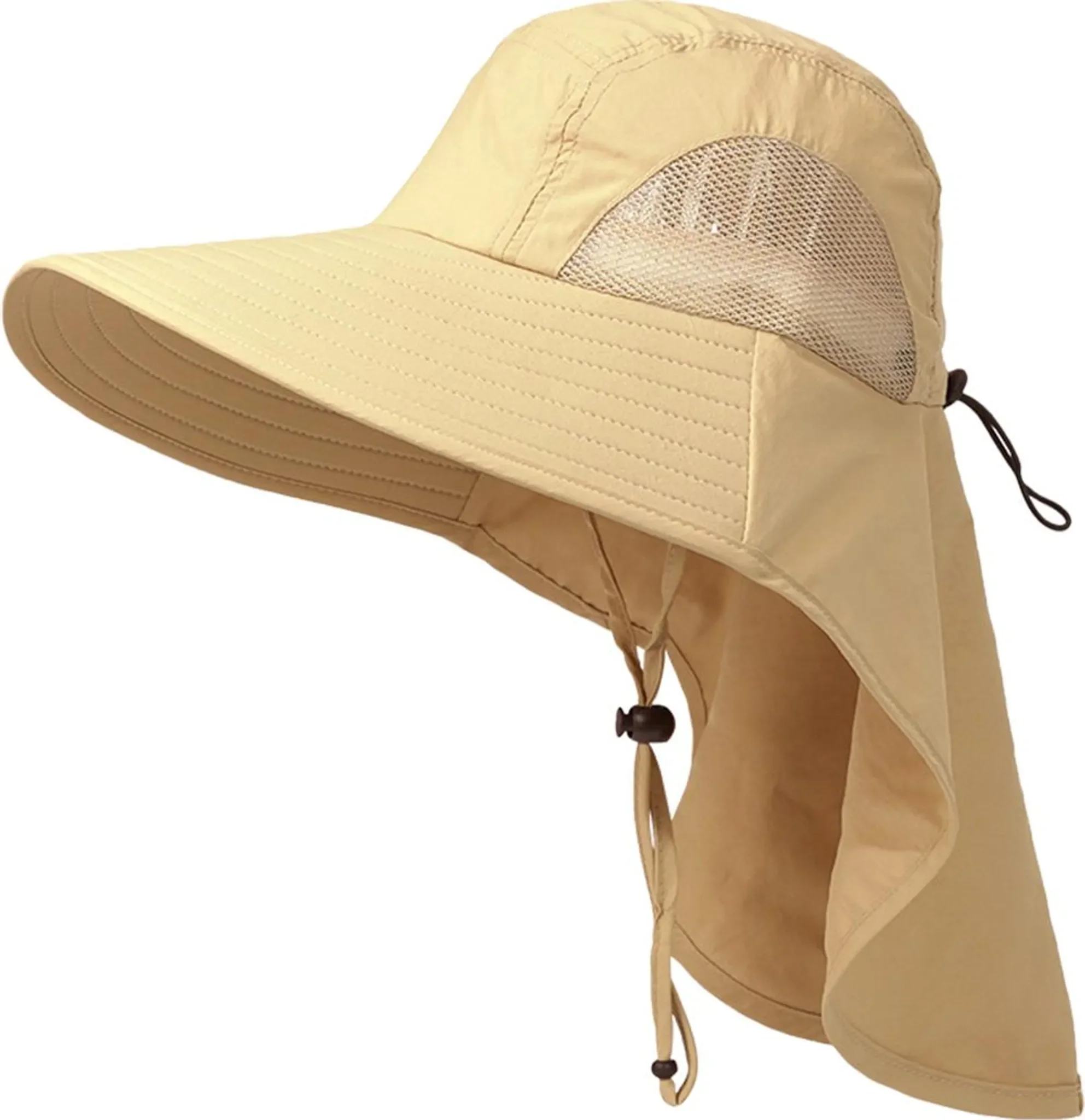 Outdoor Herren-Sonnenschutzkappe mit Nackenschutz – UPF 50+ – Angel- & Wanderhut