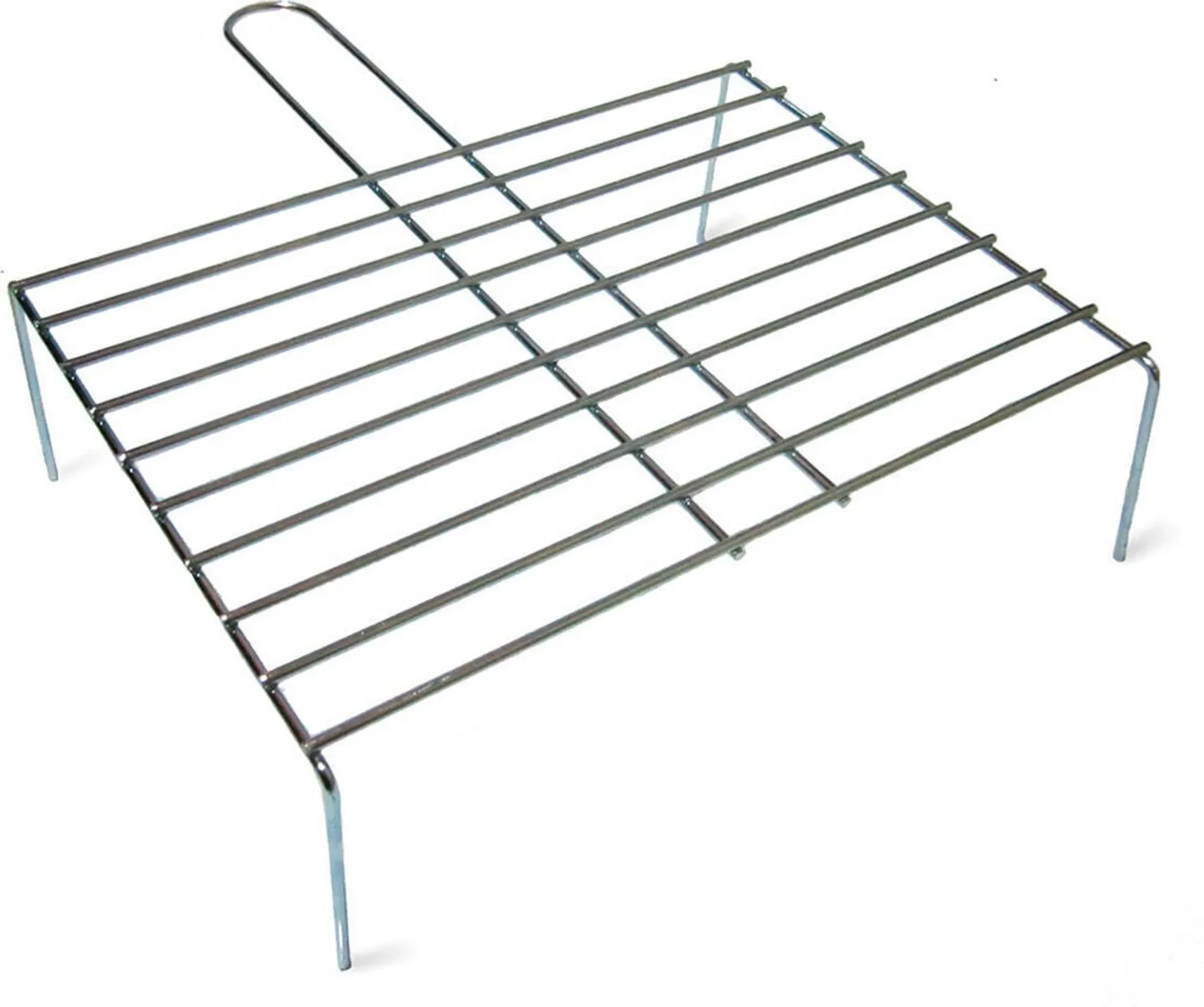 EDM Grill mit einfachem Fuß – 30 x 27 cm – verchromt & lebensmittelsicher