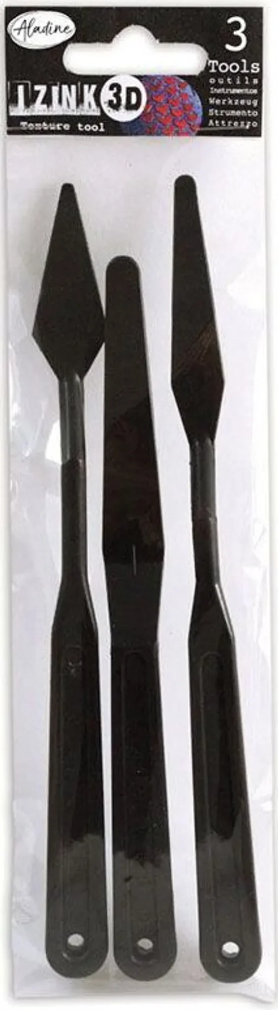 3D-Teig Spatel-Set – 3 Stück