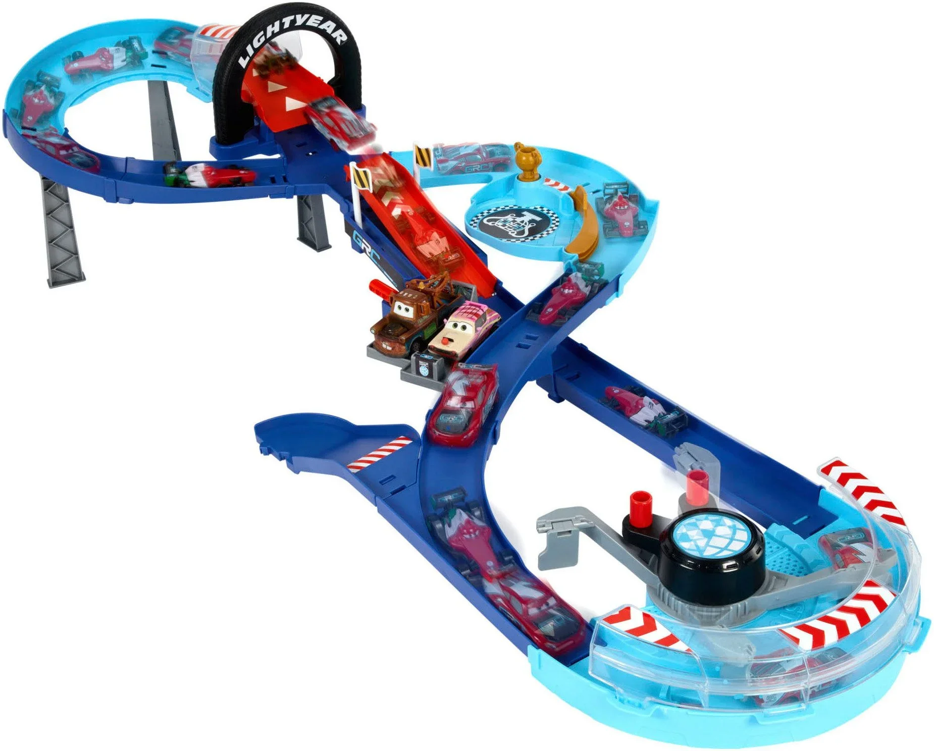 Autorennbahn Disney Pixar Cars GRC Sprung Rennstrecke Spielset Kinder