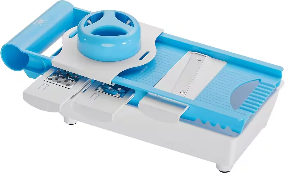 KING 7in1 Küchenreibe mit Auffangbehälter