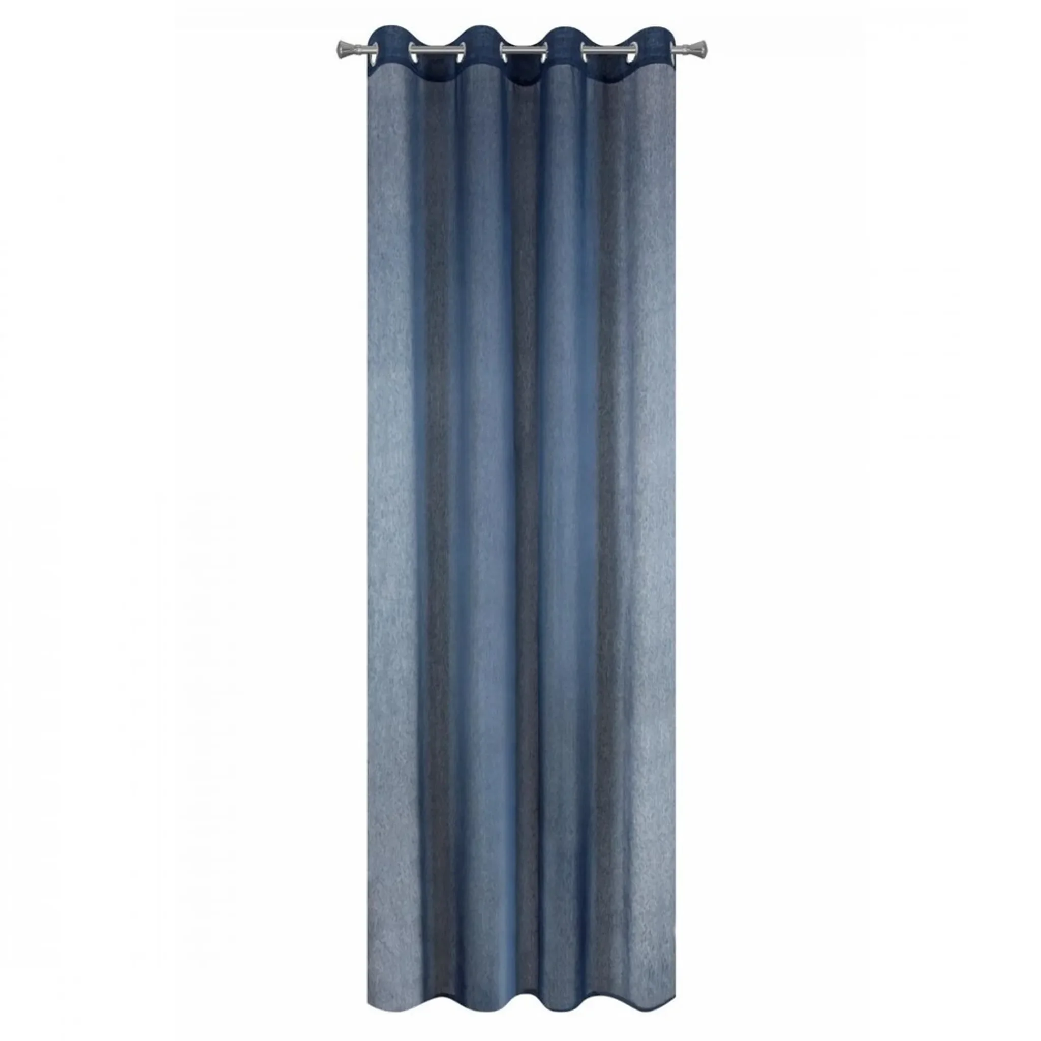 Eurofirany REBECCA Gardine 140x250 cm – Ösenvorhang Marineblau