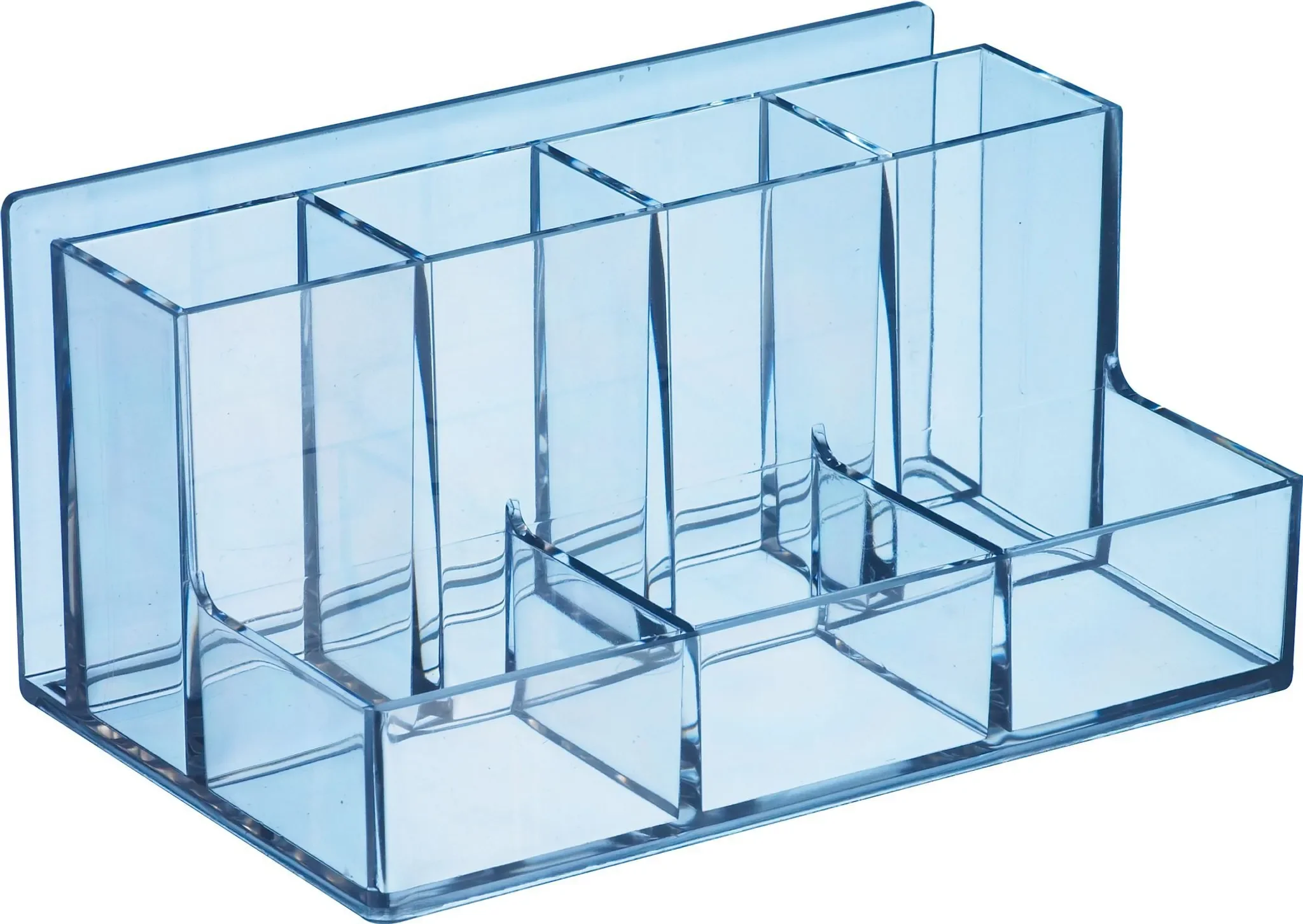 Alco Utensilienbox Acryl – 8 Fächer, Glasklar