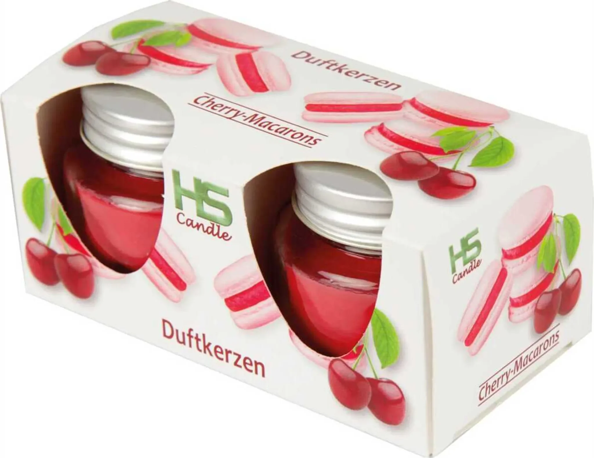 Duftkerze im Glas "Macaron" – 2er Pack