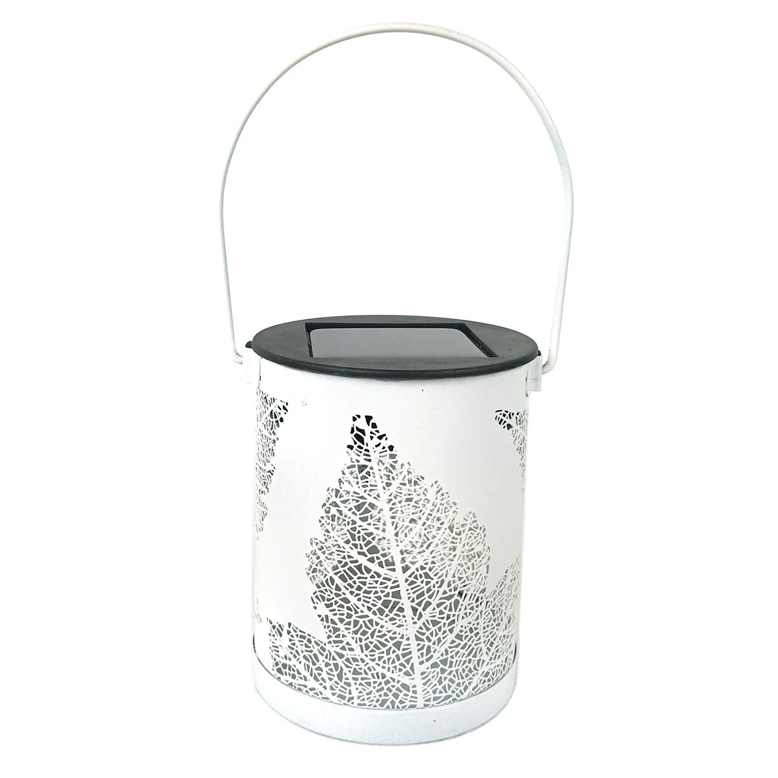 LED Solarleuchte Solarlaterne Luna – Blatt-Design